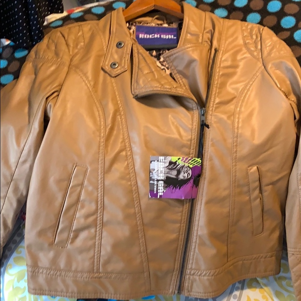 Poly/vinyl jacket with lining